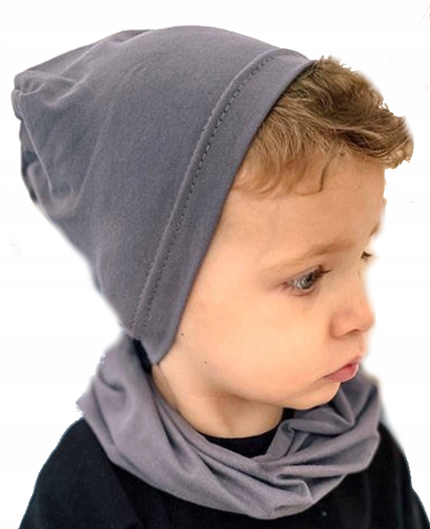 KOMPLET CZAPKA i KOMIN chłopięcy WIOSNA kol. 3-6L Marka Picco