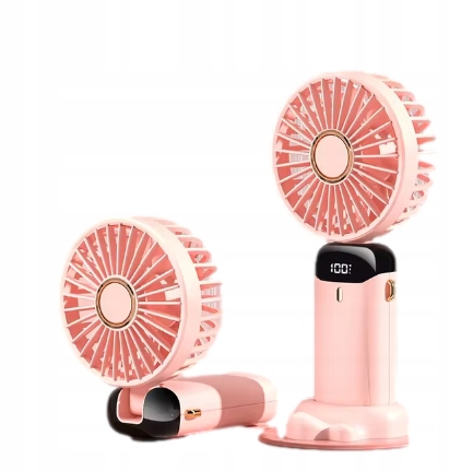 Rafada přenosný mini ventilátor 5 rychlostí 4200 mAh Led displej