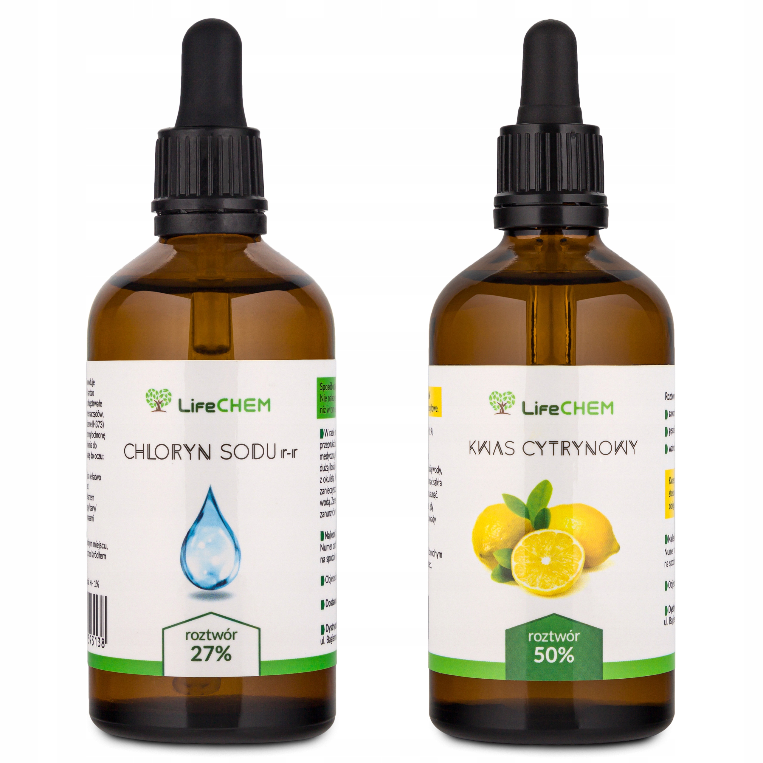 

Mms Chloryn Sodu 27% +kwas Cytrynowy 50% LifeCHEM