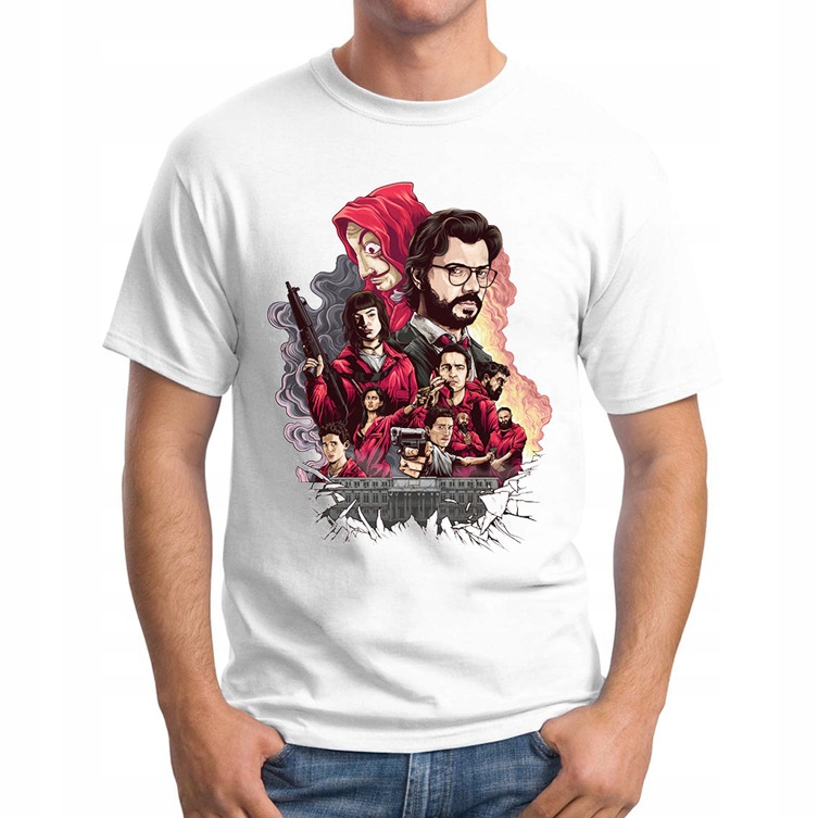 

Koszulka T-Shirt Dom Z Papieru La CasaDe Papel M
