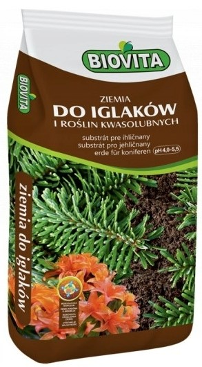 

Ziemia Do Iglaków Roślin Kwasolubnych 20L Biovita