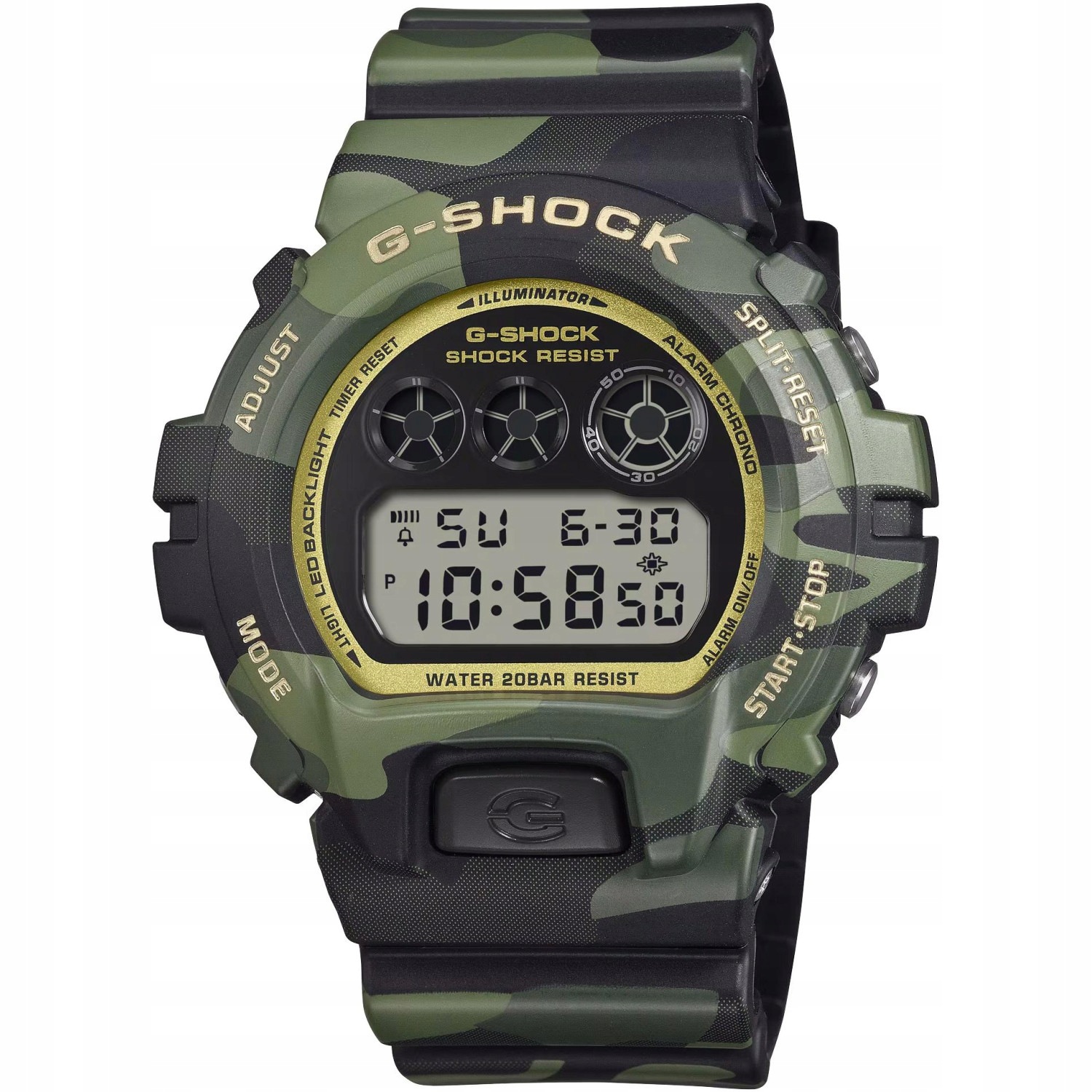 Casio G-Shock DW-6900CMG-3ER 200 m Šedý