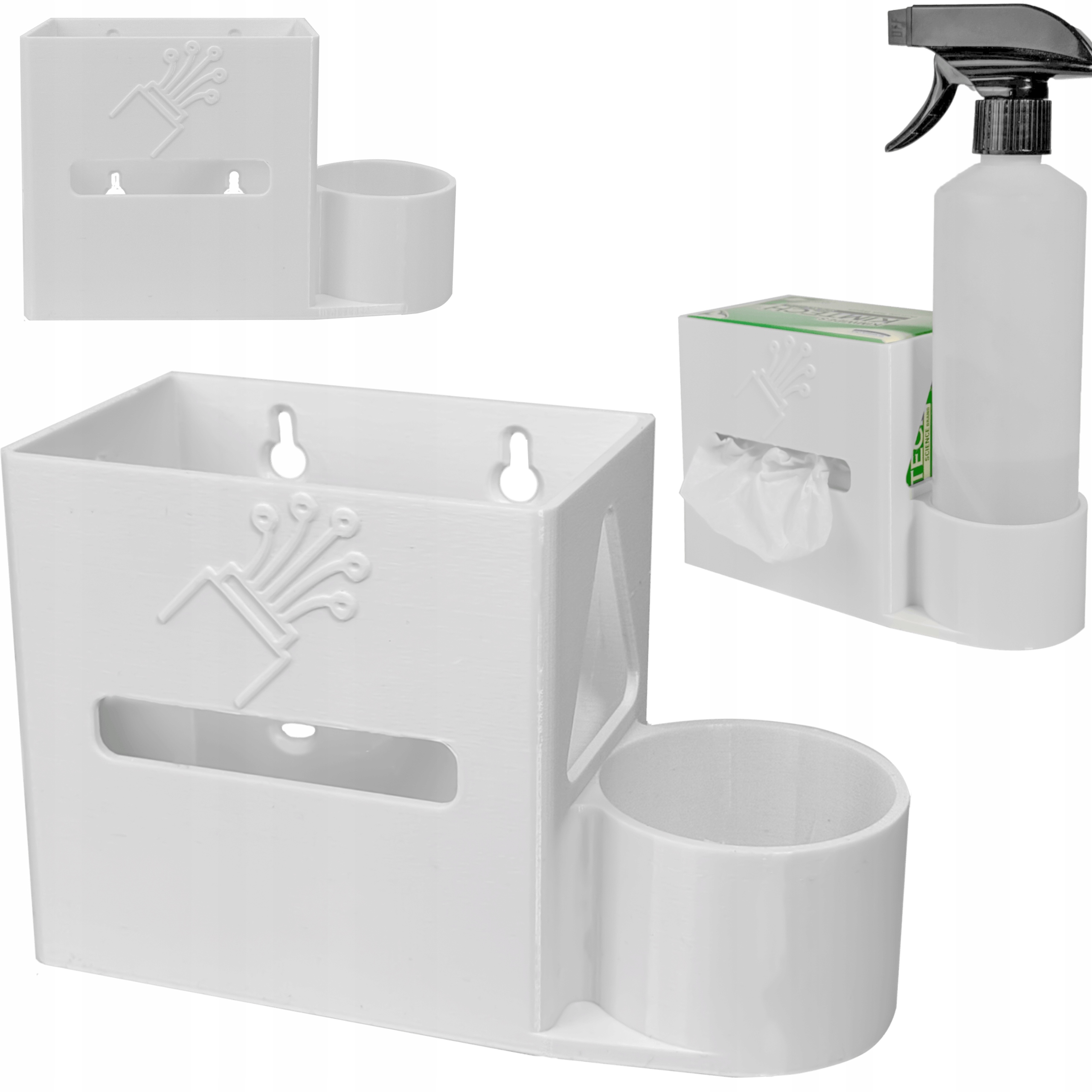 PUDEŁKO ORGANIZER NA CHUSTECZKI BEZPYŁOWE KMITECH DO ŚWIATŁOWODU I PŁYN IPA