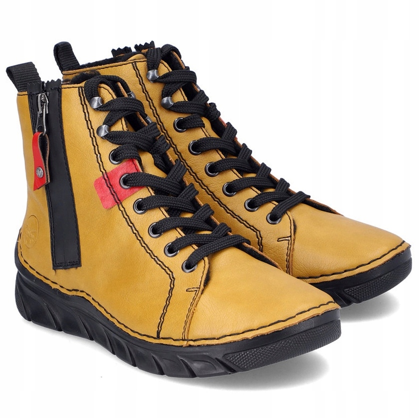 Dámské dámské kotníkové boty Rieker 55024-68 Yellow žluté teplé Vel. 38