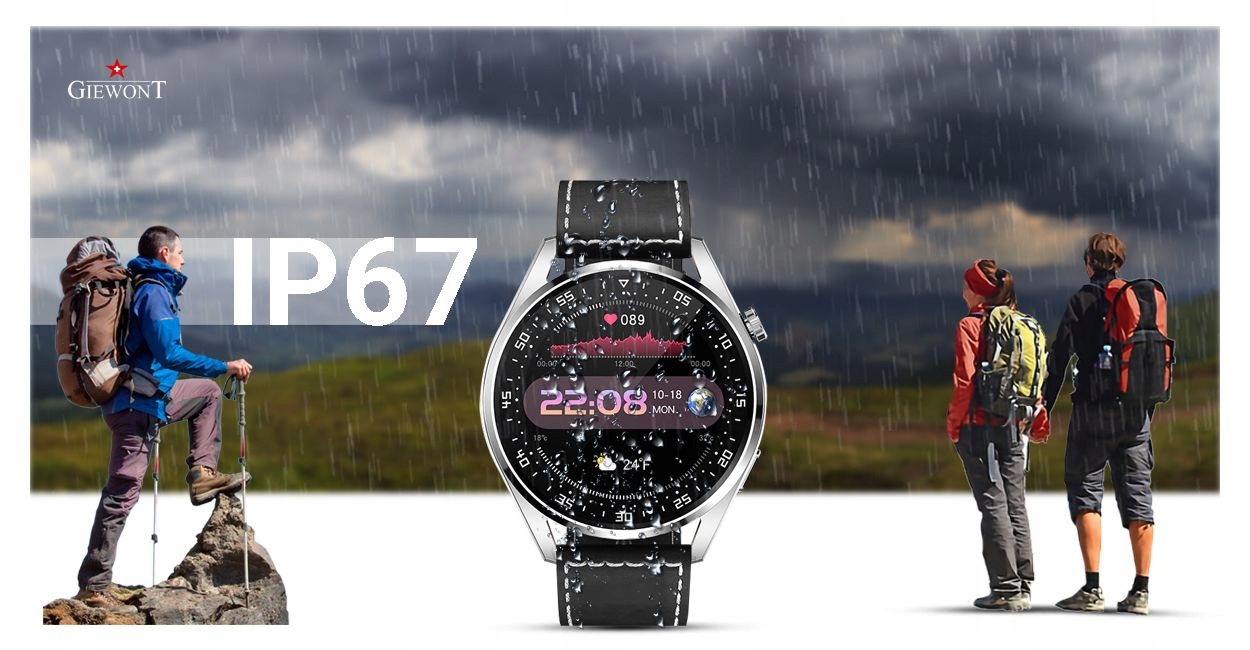Smartwatch Giewont GW450 srebrny