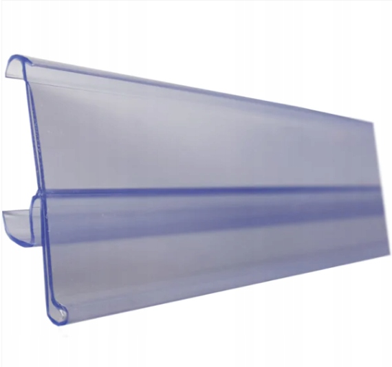 Listwa cenowa przezroczysta