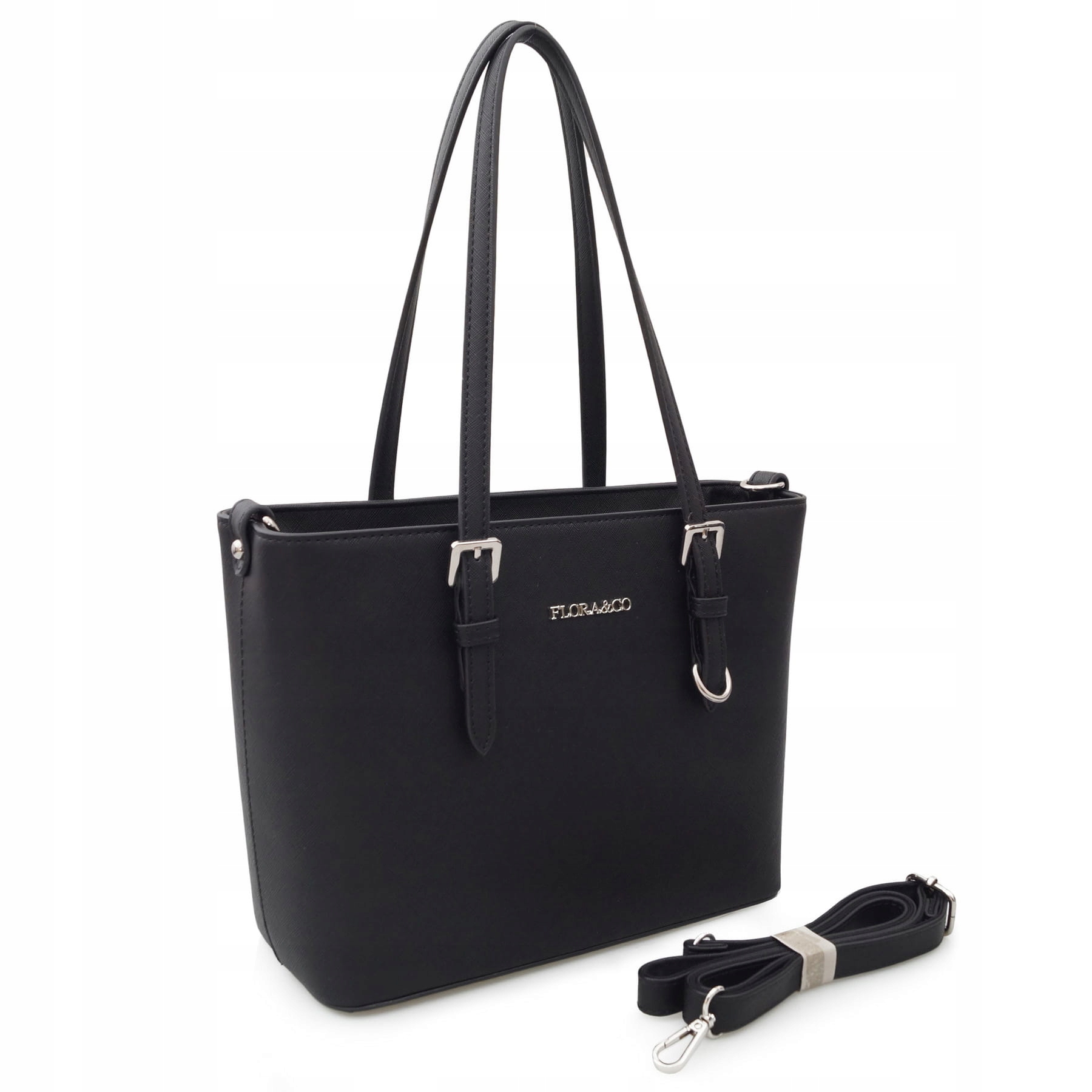 

Flora&co torebka mała trapez V404 L czarna