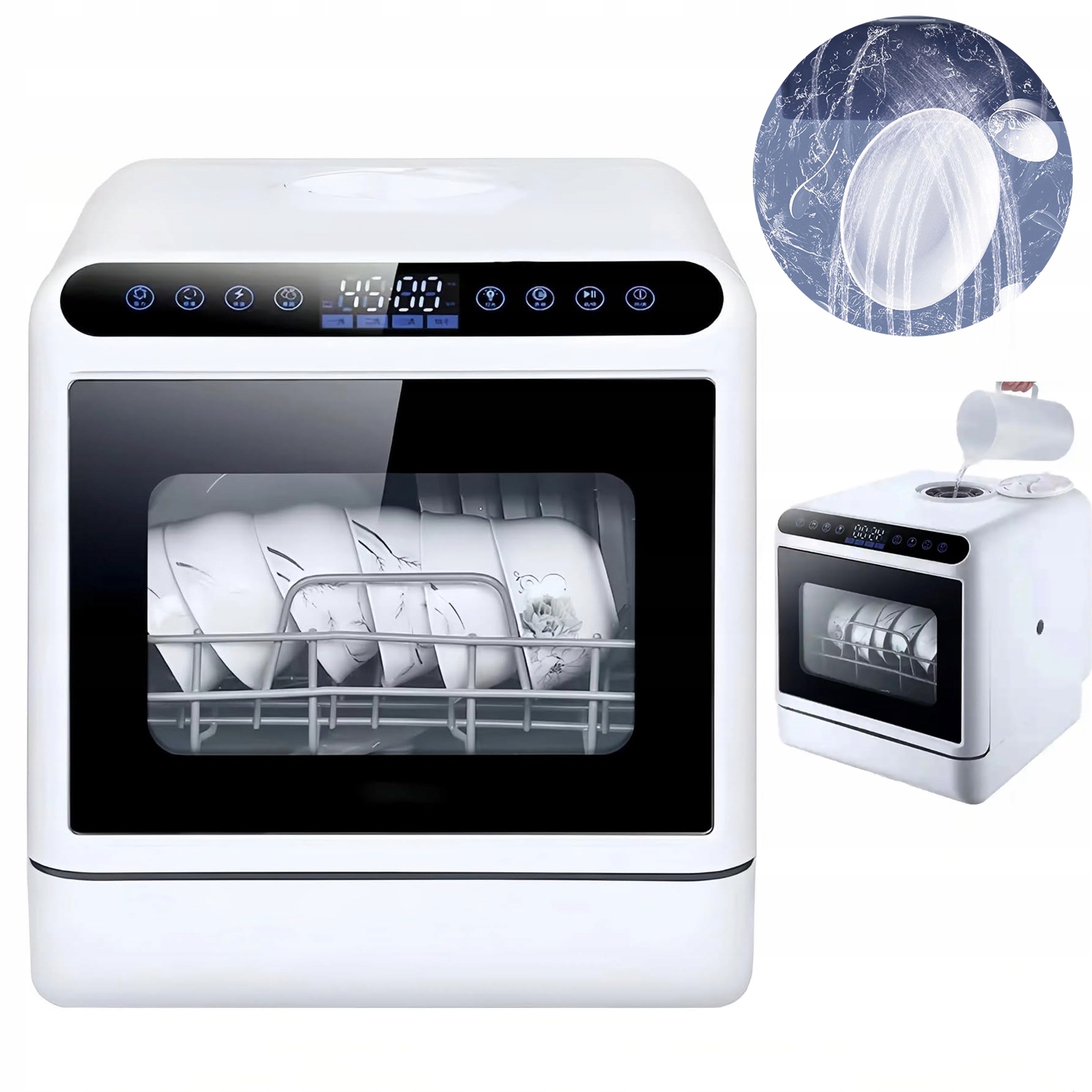 Wolnostojący Blat Zmywak Do Mini Stołu Hotelowego Z Uv Przenośny