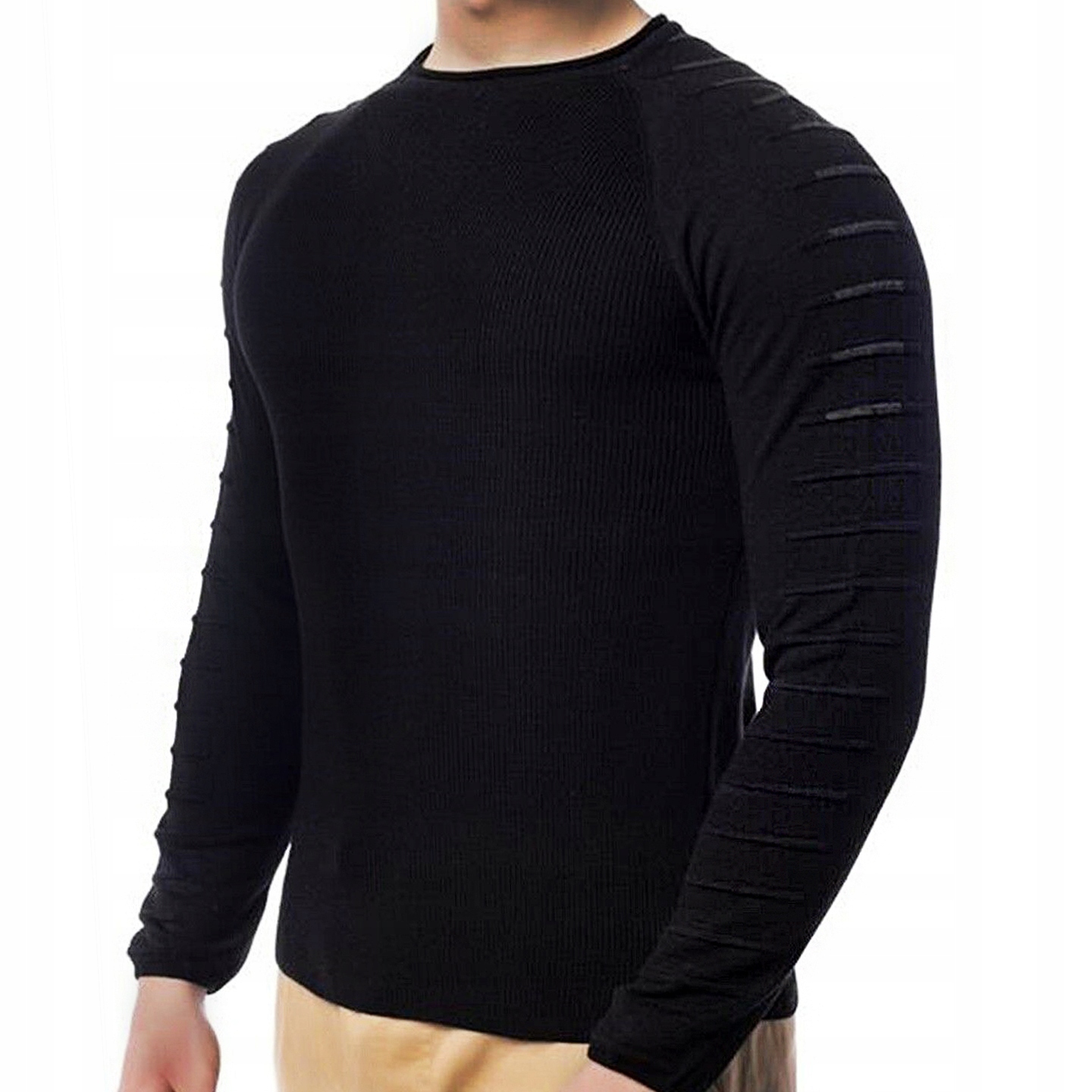 

Sweter Męski Bluza Slim fit Codzienny Casual