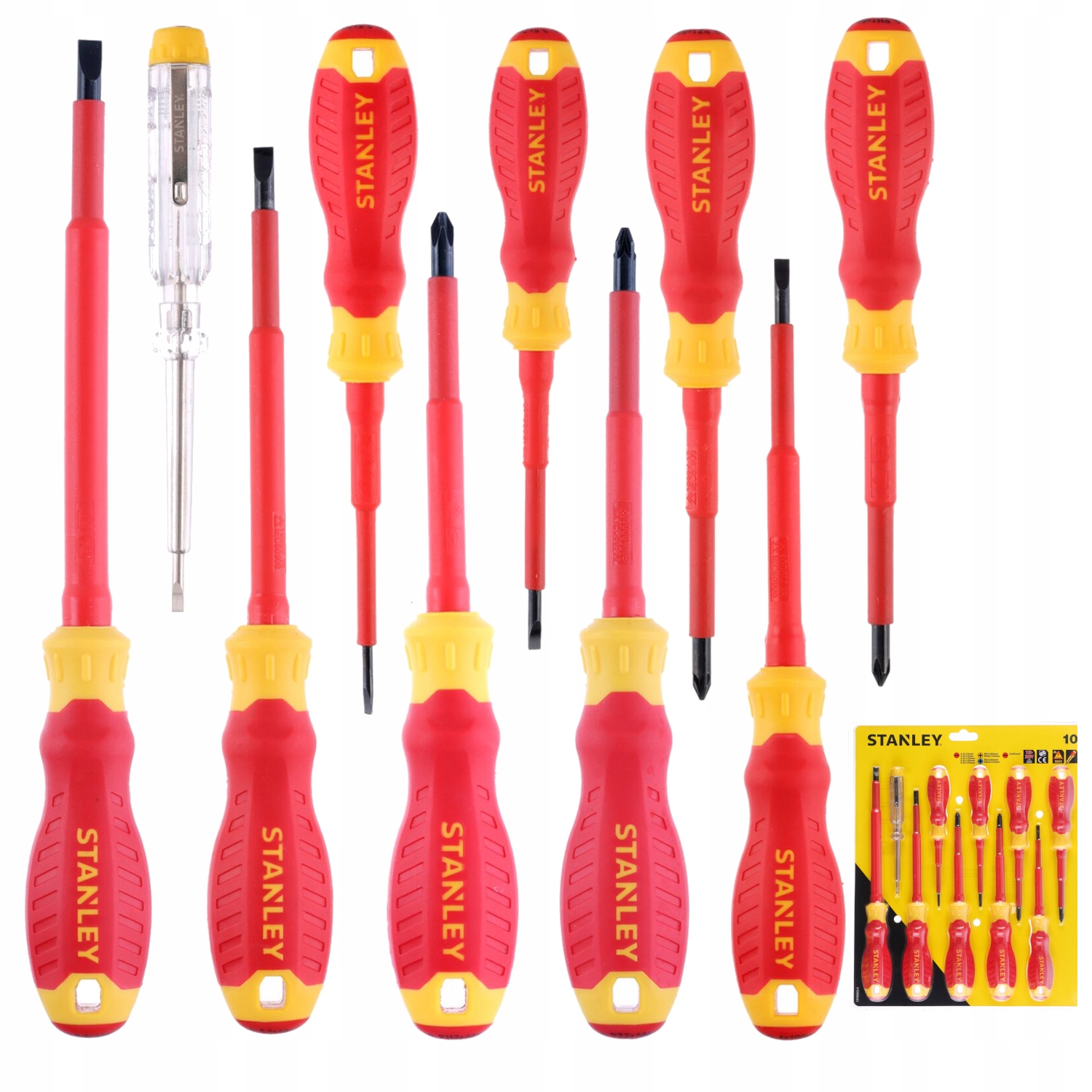 Zestaw wkrętaków izolowanych Vde 10szt Stanley STHT60032-0