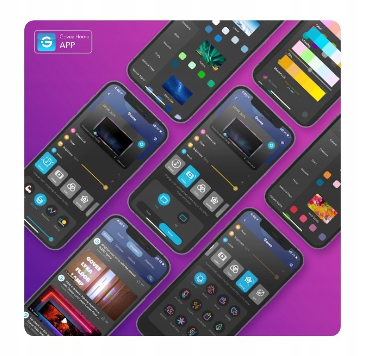 Taśma LED Govee H619A 5m Wi-Fi Bluetooth RGBIC Marka Govee