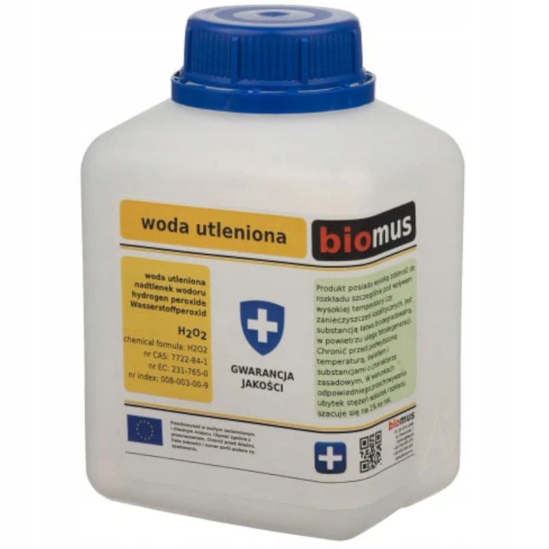 

Woda Utleniona 3% czda 3% H2O2 250ml Biomus