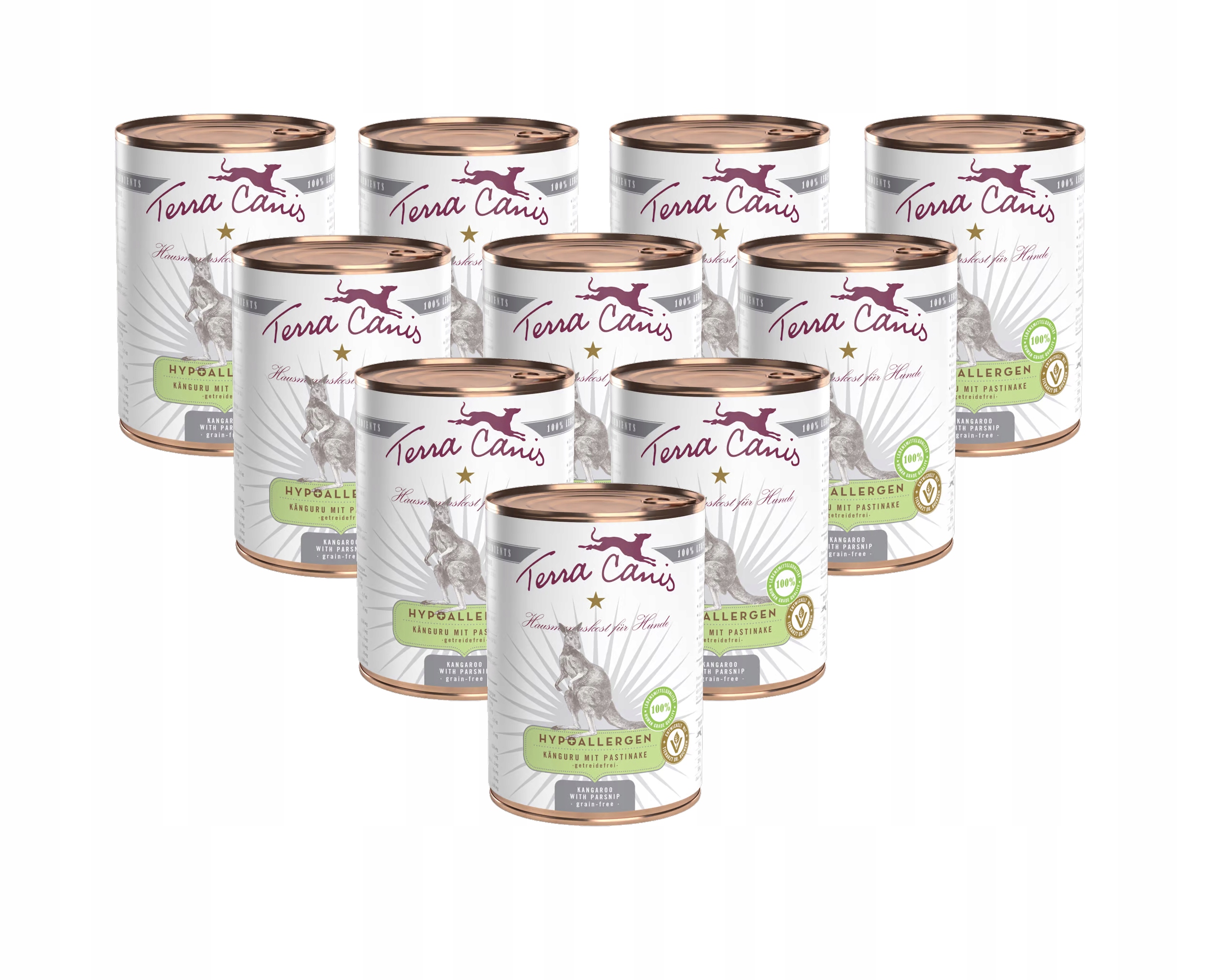 Terra Canis Hypoallergenic Kangur pastinák 10x400 g