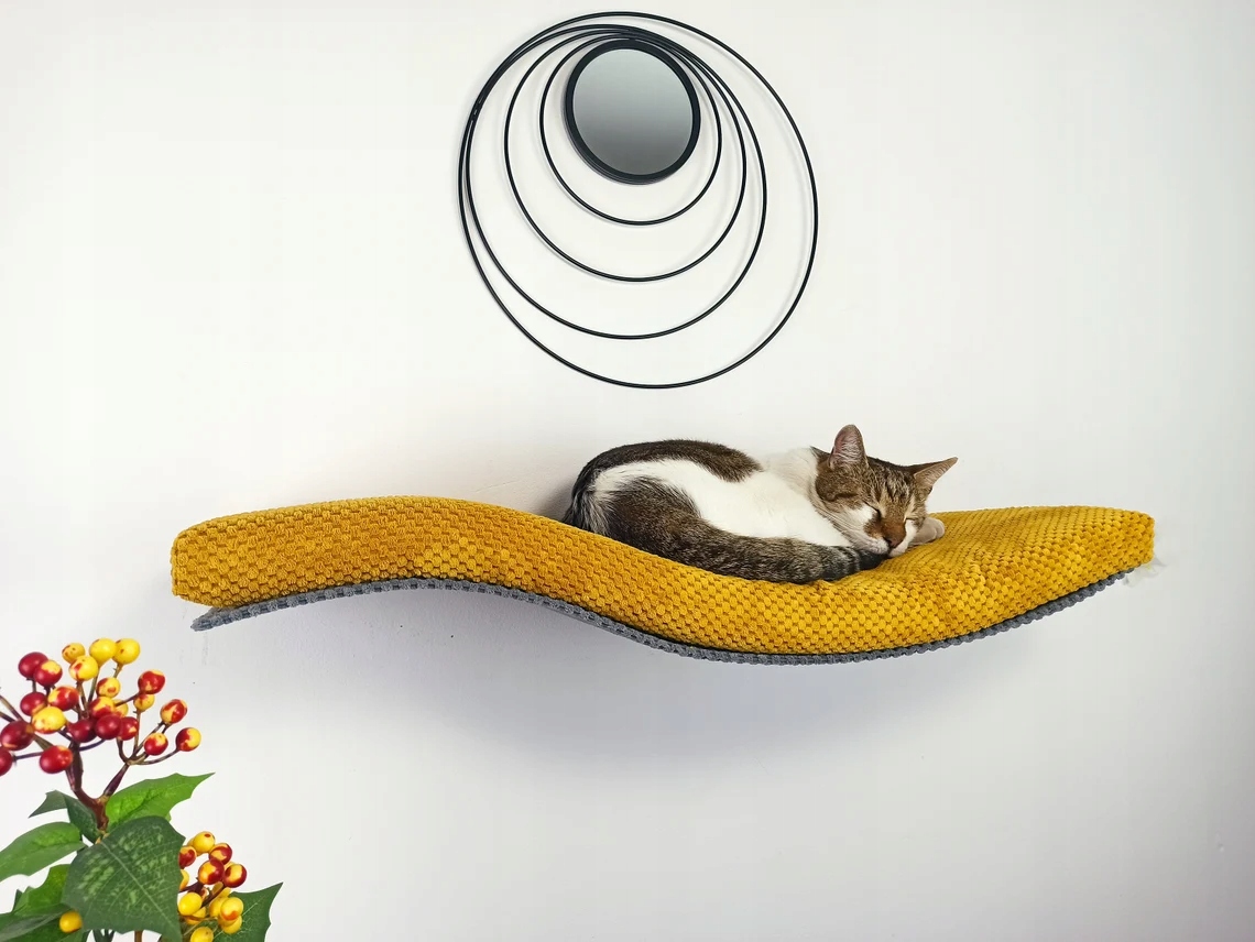 Nástěnná police pro kočky, závěsná, Fala Np 75 cm SH-M-W75UR