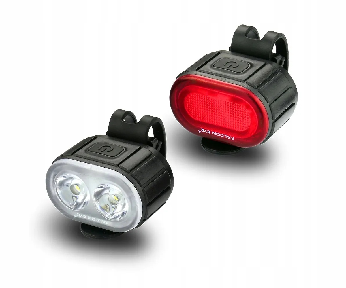 Twins 2.0 Falcon Eye zestaw akumulatorowych lamp rowerowych
