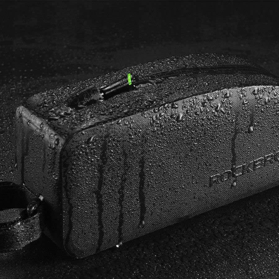 ROCKBROS SAKWA ROWEROWA TORBA NA ROWER WODOODPORNA NA RAMĘ 1,6L POJEMNA Materiał dominujący nylon