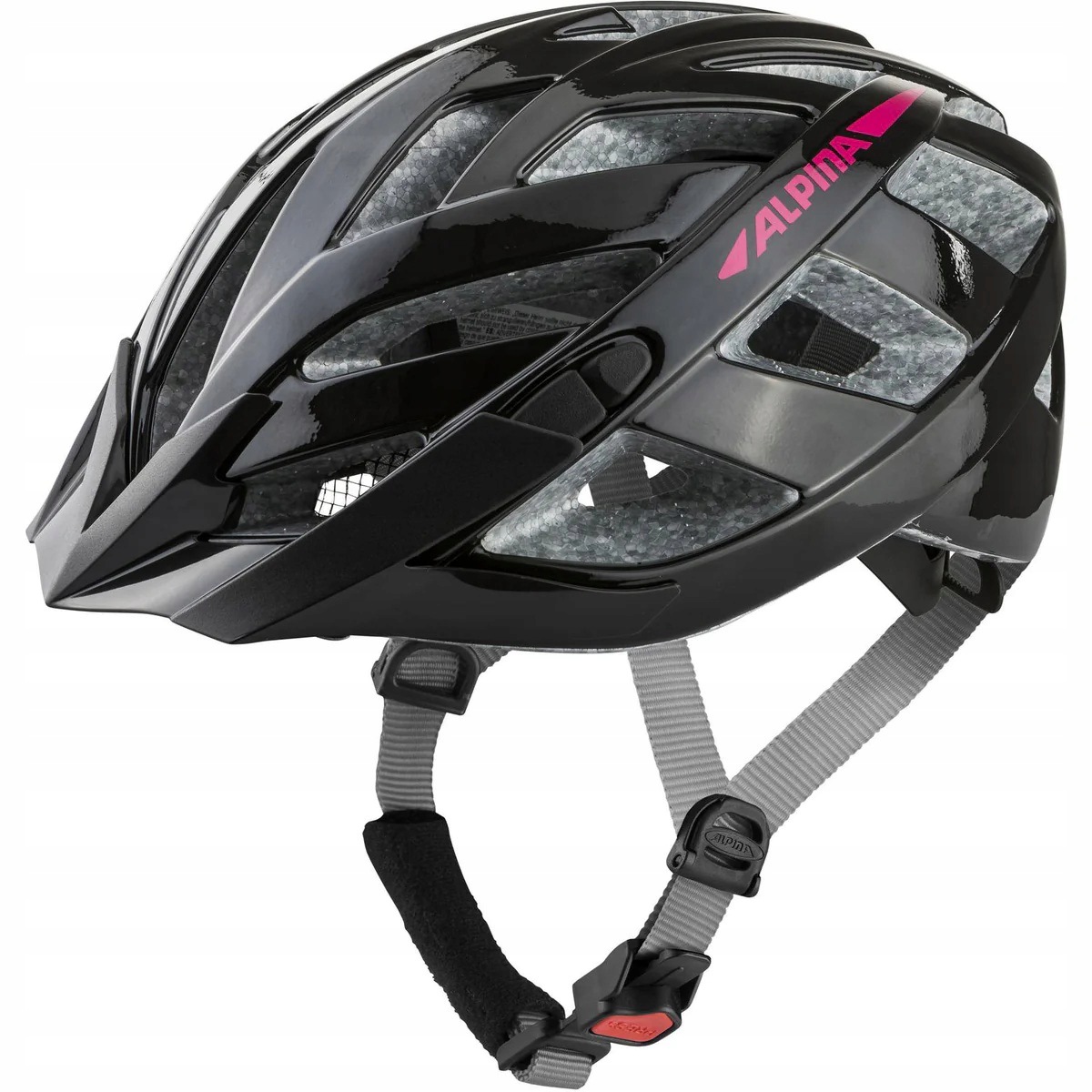Alpina Panoma 2.0 Pevná cyklistická přilba, velikost M, 56-59 cm, černá