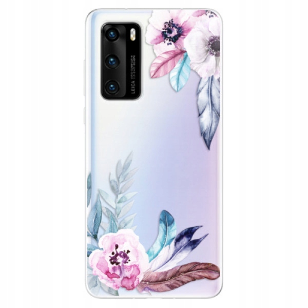 Silikonowe etui iSaprio Flower Pattern 04 do Huawei P40
