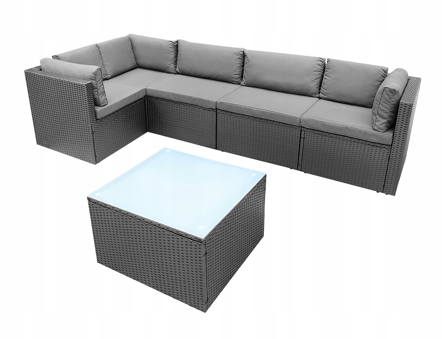 DUŻY NAROŻNIK CHIRO MEBLE OGRODOWE KANAPA + STOLIK Linia EXCLUSIVE