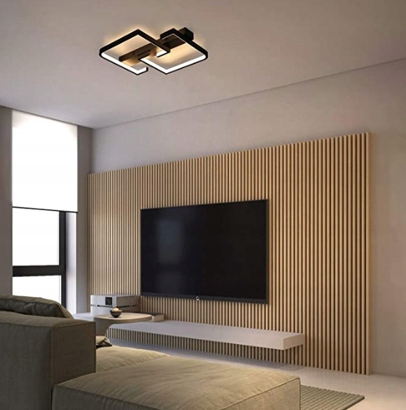 LAMPA LED KWADRAT SUFITOWA PLAFON LED + PILOT Rodzaj gwintu zintegrowane źródło LED