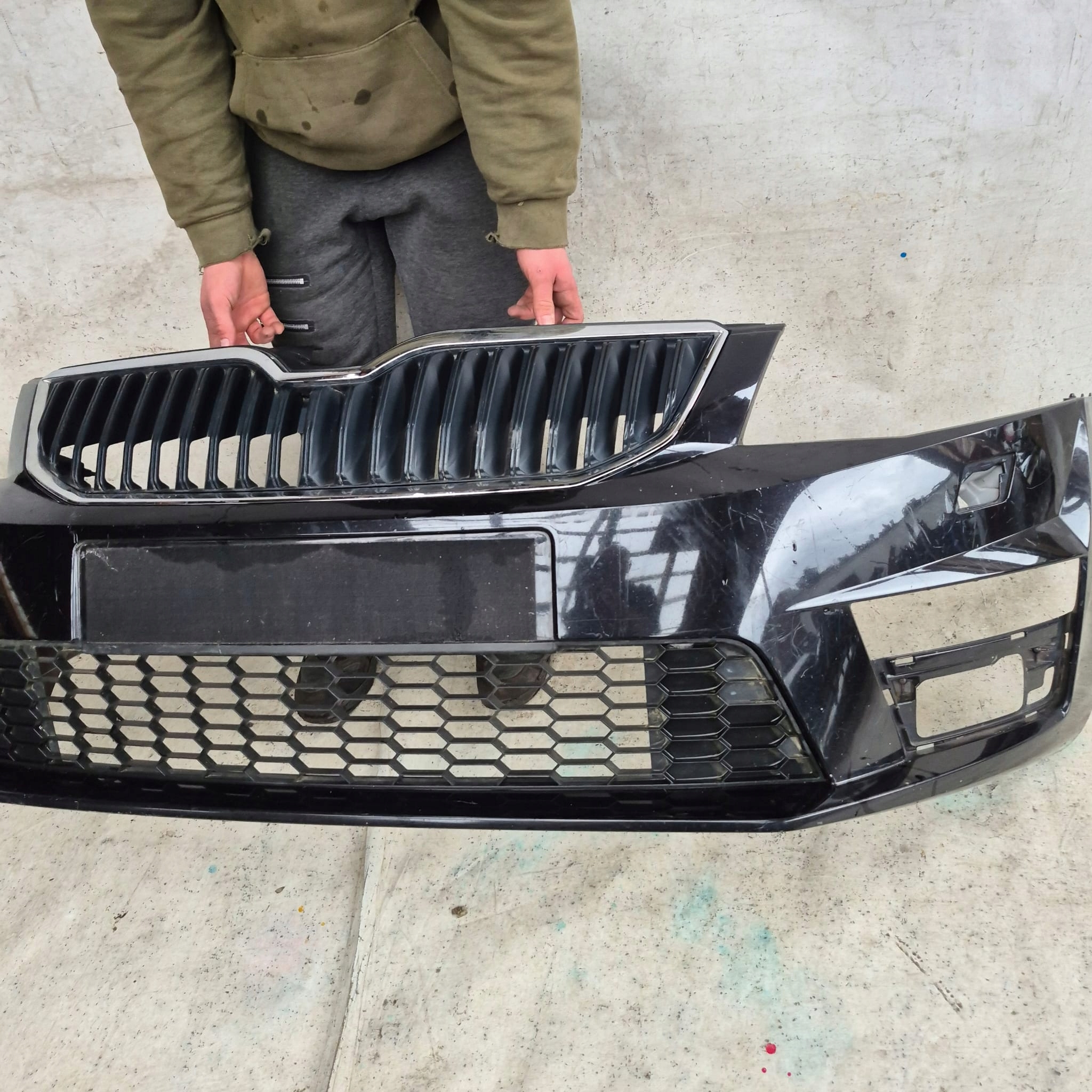 SKODA OCTAVIA III RS 5E0 12- bumper front front SPR 5E0807221F