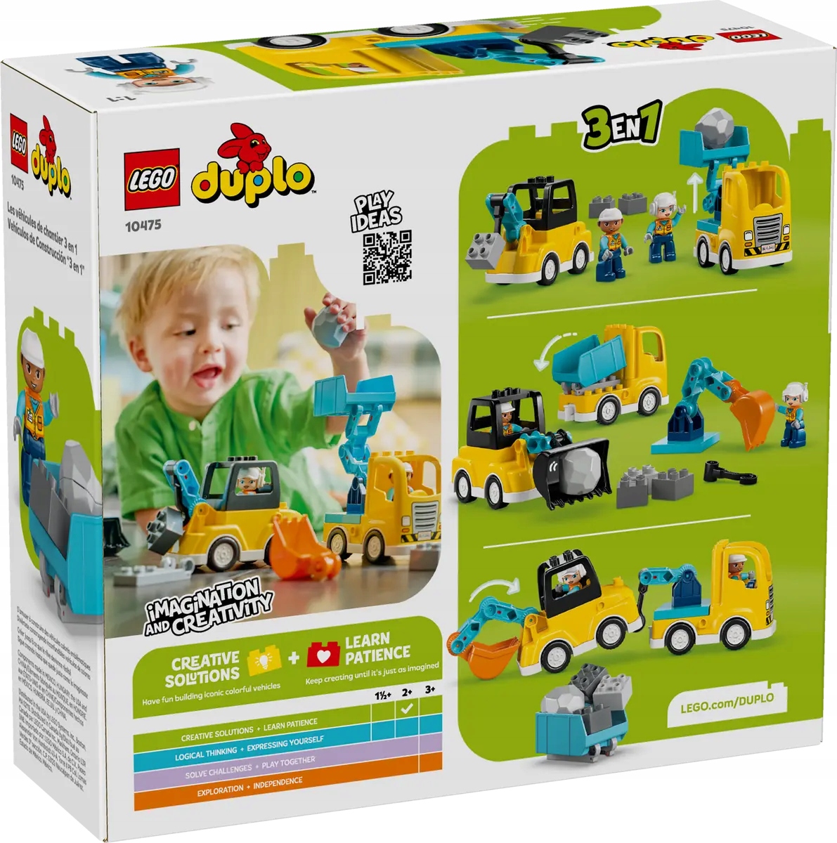 10475 Lego Duplo Stavební stroje 3v1