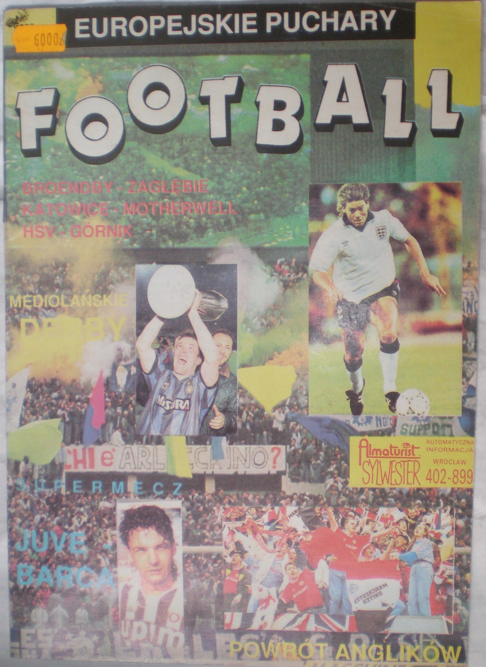 Football Europejskie puchary 1992