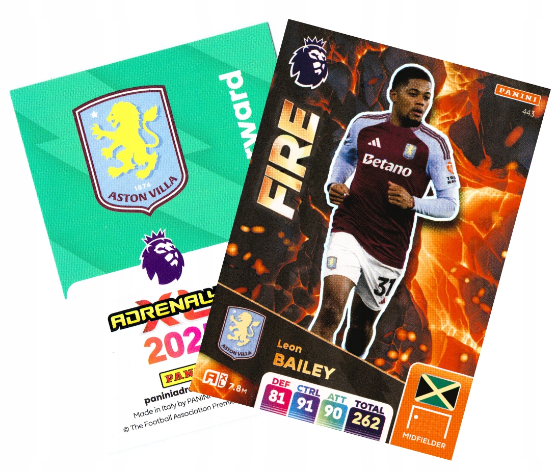Panini Premier League 2025 Fire Bailey 442