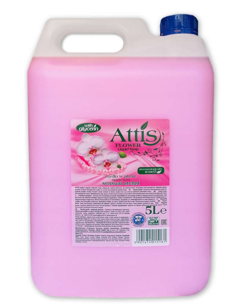 

Mydło w płynie antybakteryjne Attis Flower 5L