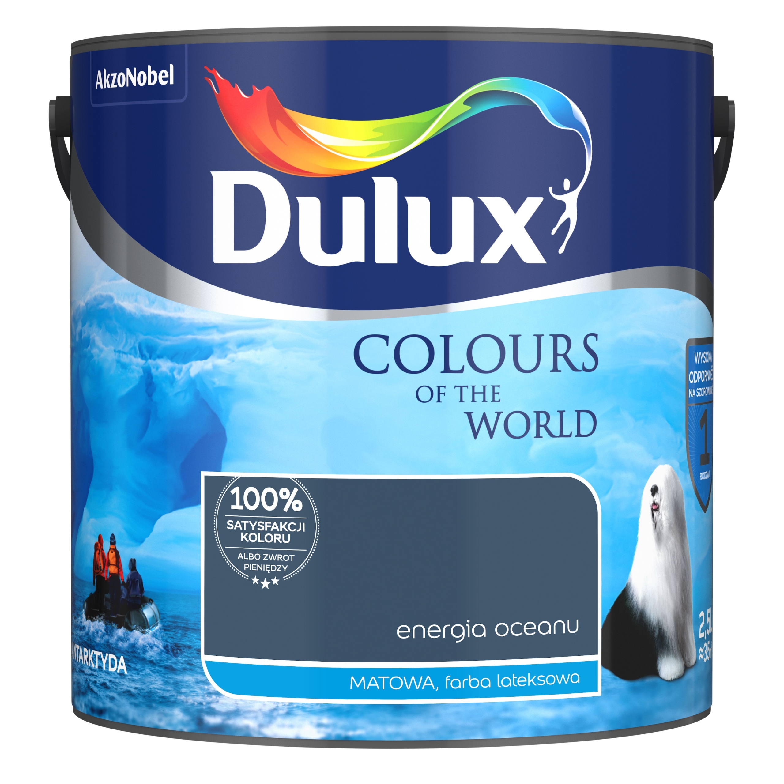 Dulux Barvy světa barva Energie oceánu mat 2,5L