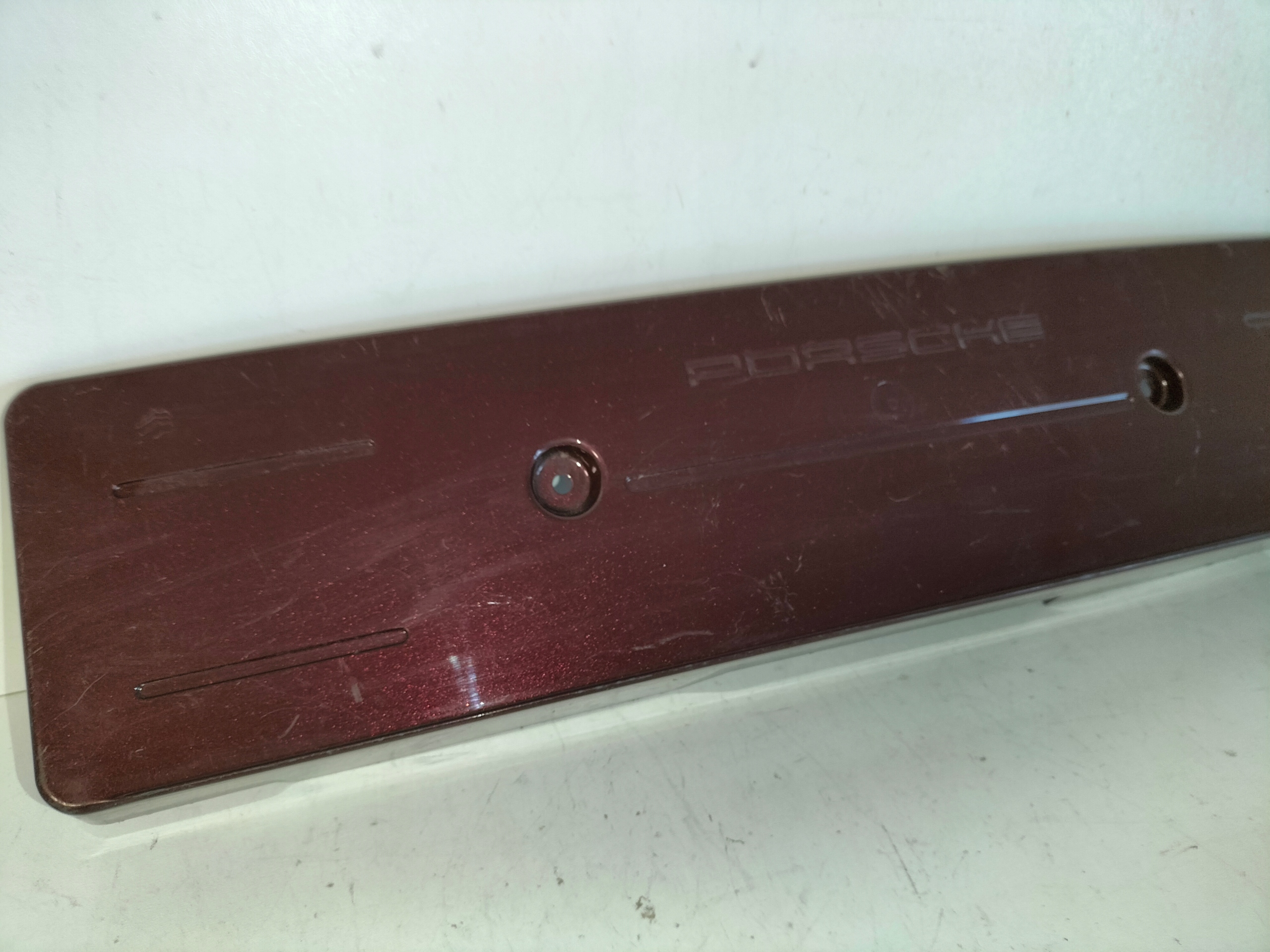 pad below tablice registration front PORSCHE PANAMERA II 971 16