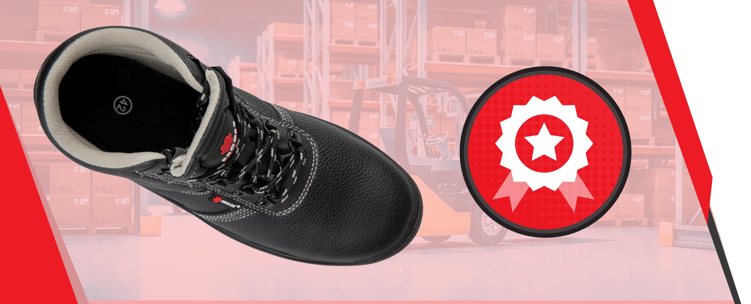 BUTY ROBOCZE MĘSKIE WODOODPORNE TRZEWIKI PROOF STARK PODNOSKIEM 42 +WKŁADKA Rozmiar 42