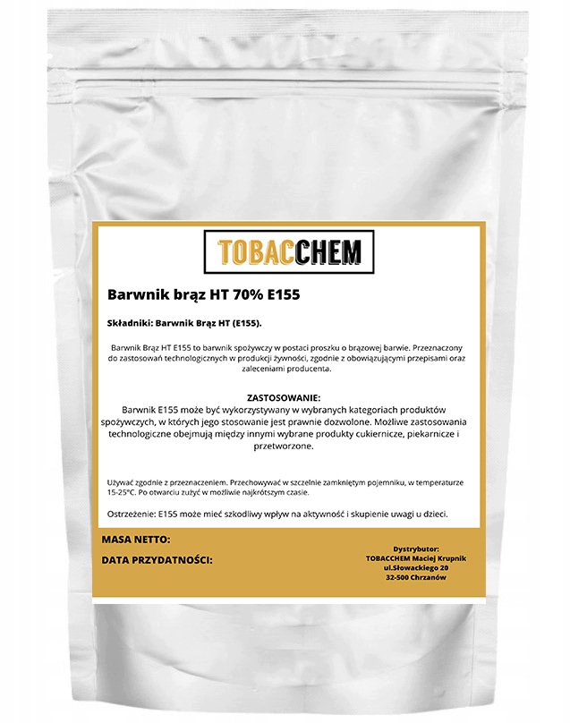 Bronzové barvivo Ht 70% E155 1KG