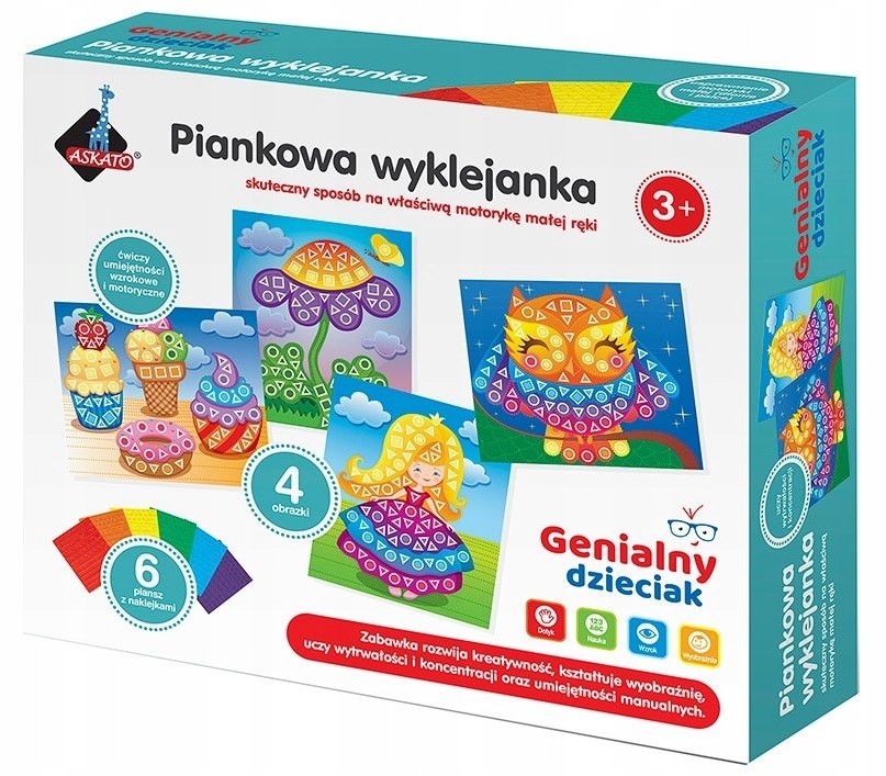 

Genialny dzieciak Piankowa wyklejanka Mozaika