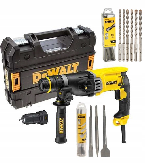 

Dewalt Młotowiertarka Sds+ 3J D25144KP + 10 Akces.