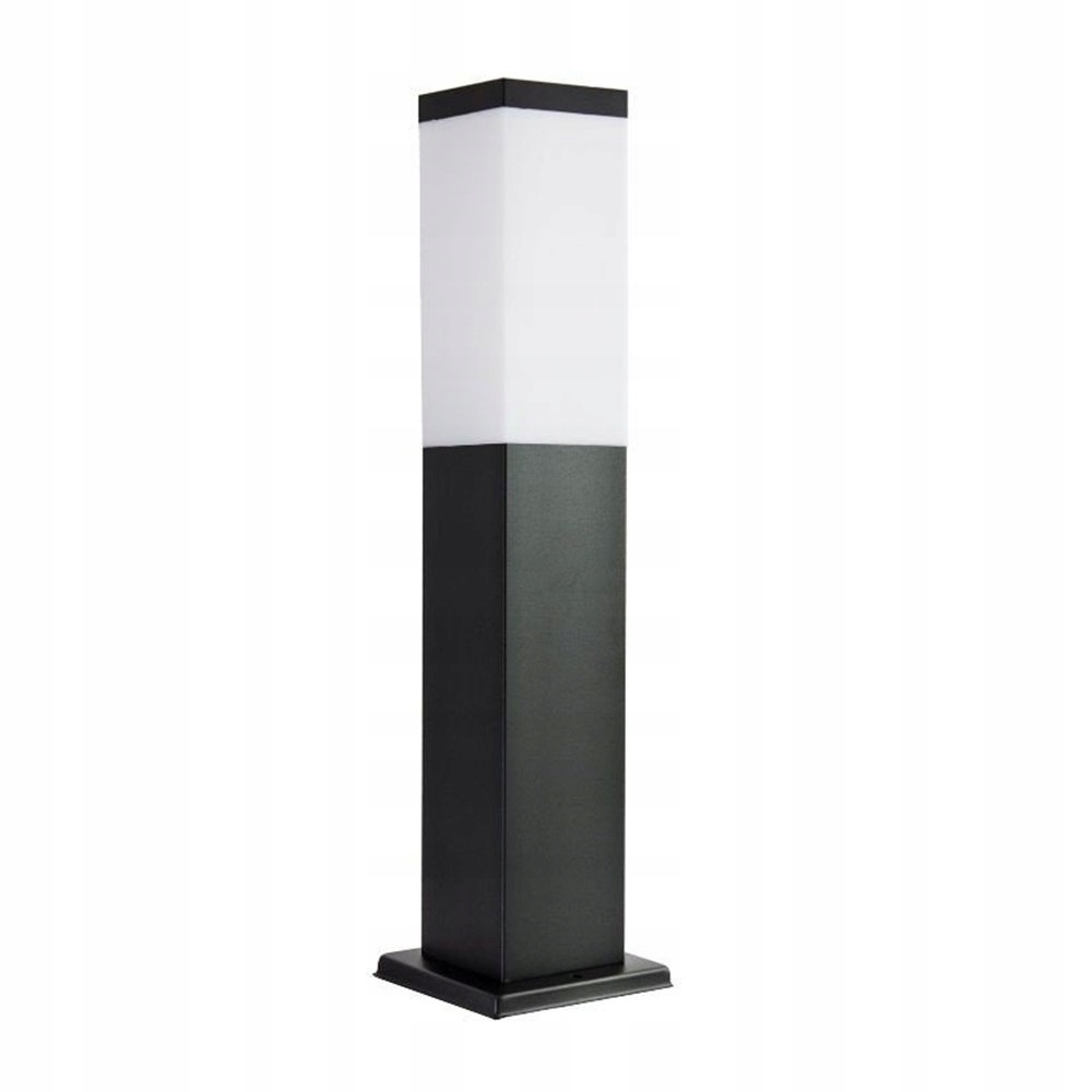 

Słupek ogrodowy stojący czarny Inox Kwadrat 45 cm