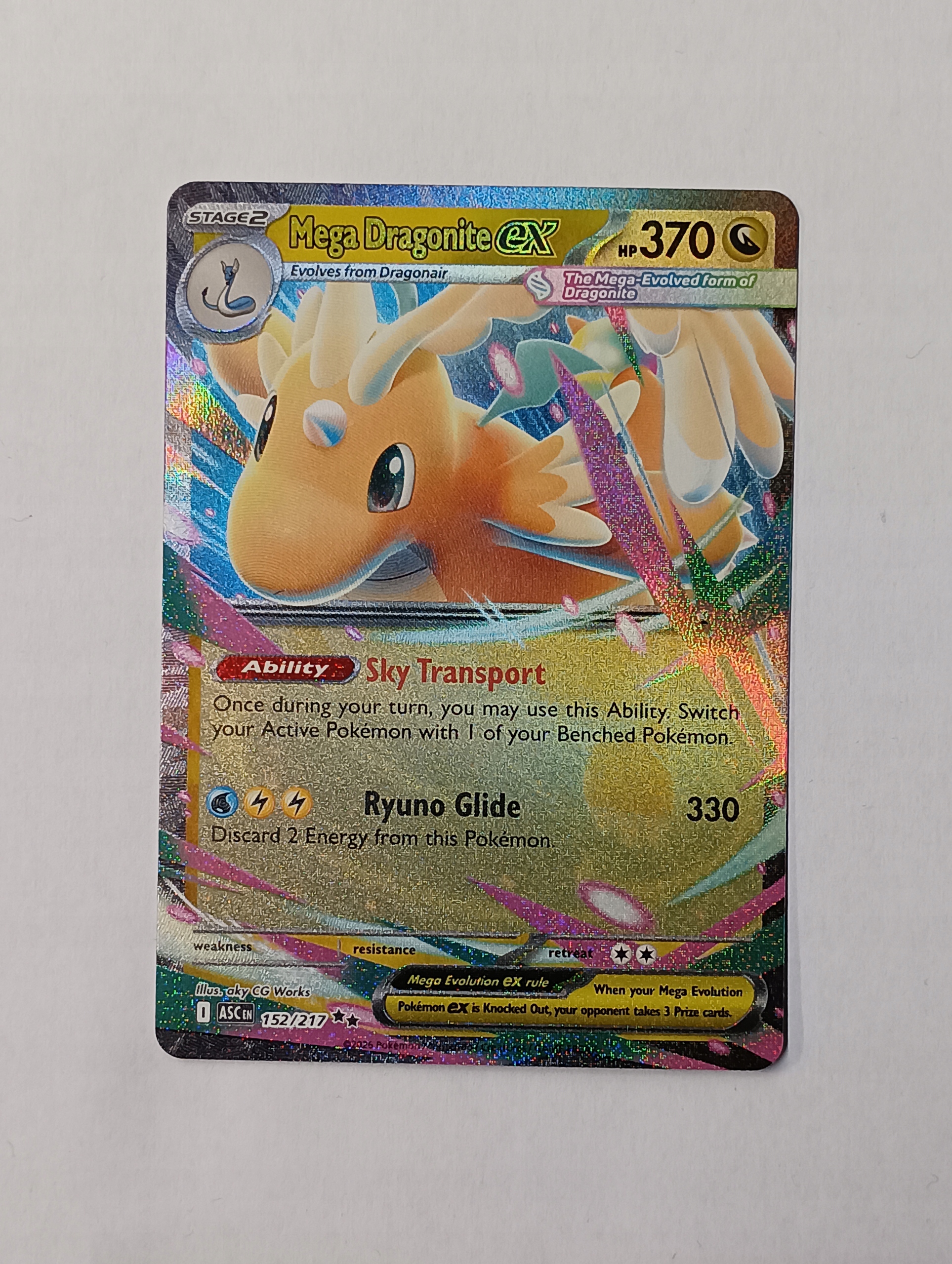 (ASC 152) Mega Dragonite ex - 152/217 - Double Rare - Ascended Heroes