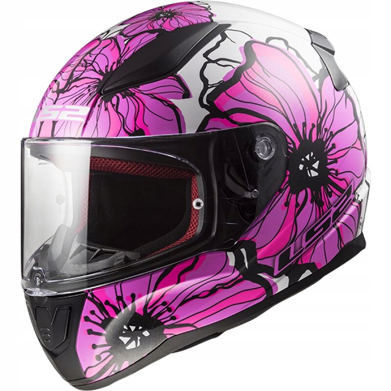 Prilba LS2 FF353 Rapid II Poppies Pink veľkosť M 57-58 cm