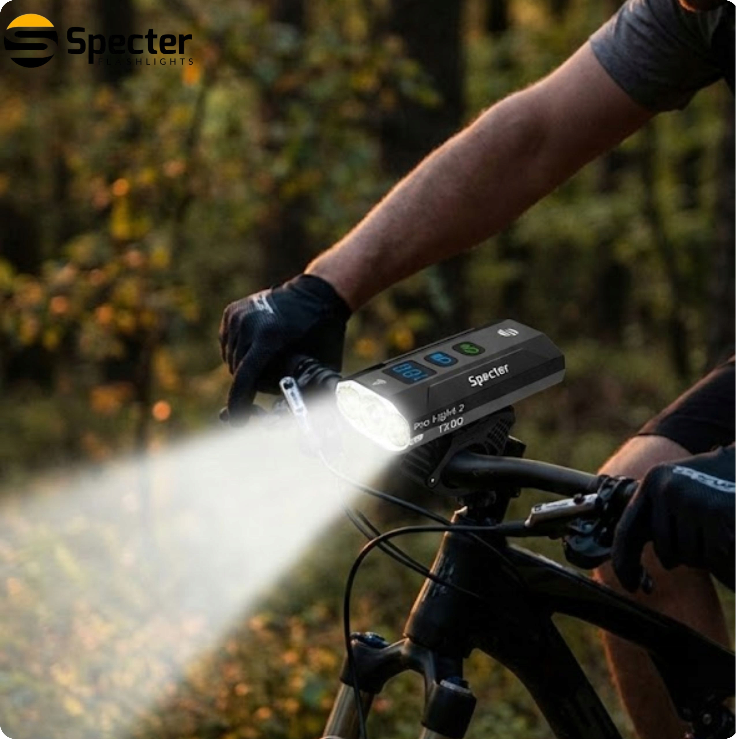 PRO LIGHT 2 BIKE LAMP 1200LM POWERBANK IPX65 13 LED РЕЖИМІВ