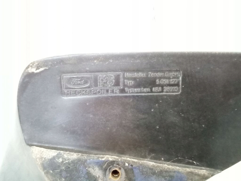 Ford Escort MK6 spoiler RS ZENDER 5051127
