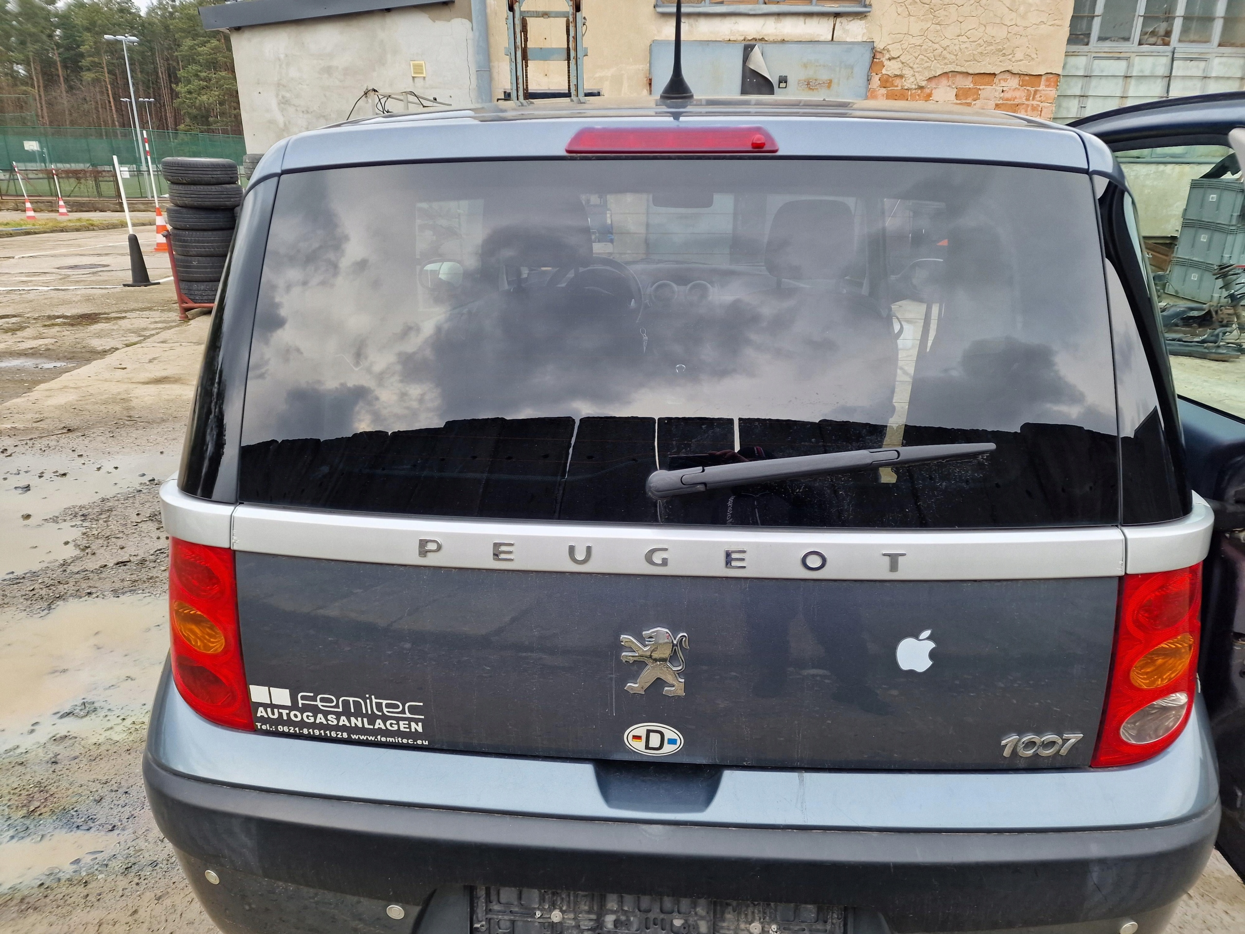 trunk door boot complete PEUGEOT 1007 2006 EZW