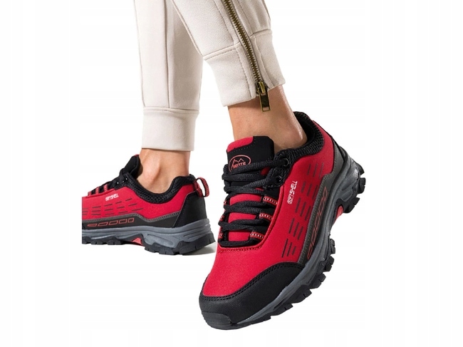 BUTY TREKKINGOWE DAMSKIE GÓRSKIE TURYSTYCZNE SPORTOWE SOFTSHELL LEKKIE r 41
