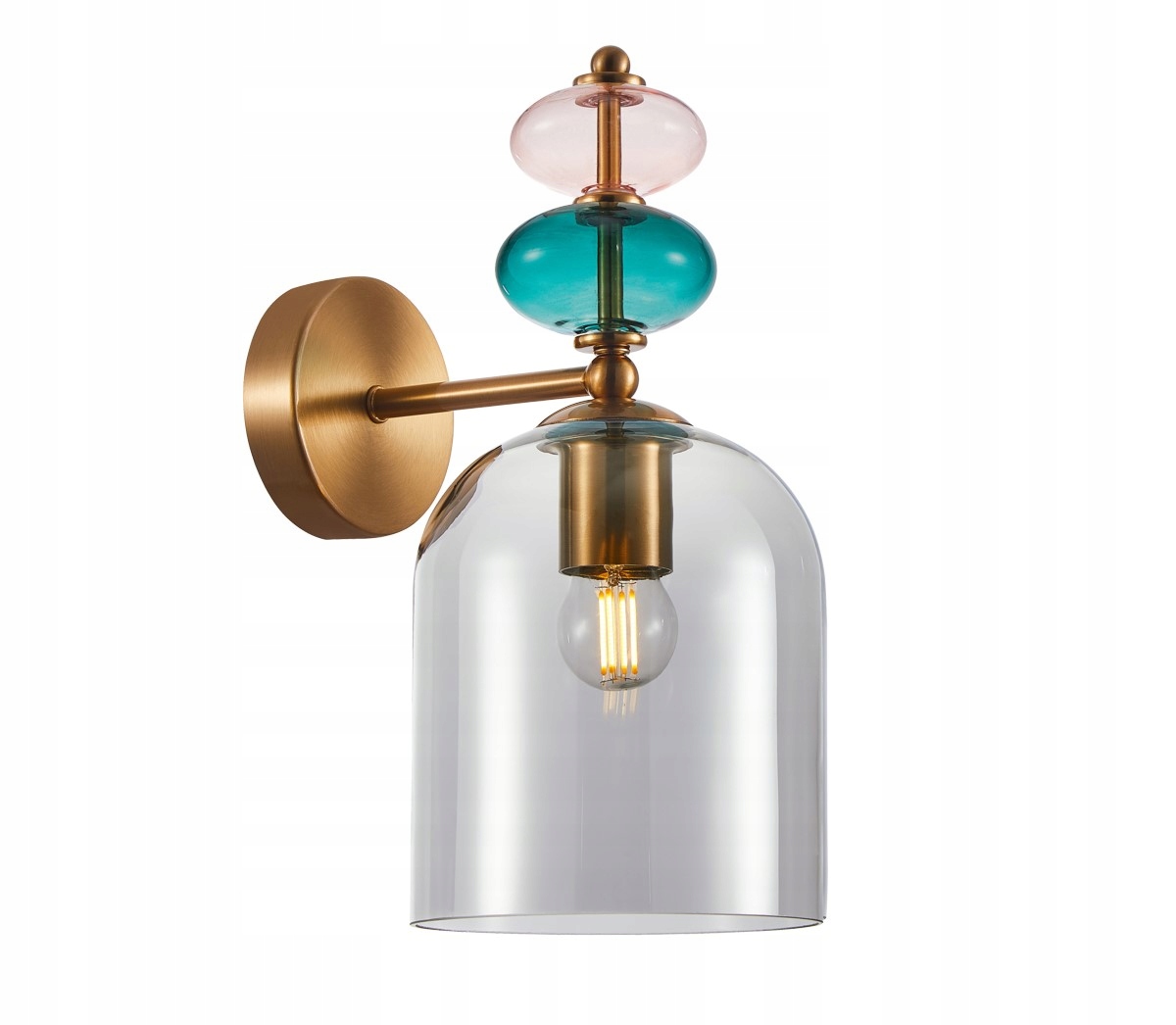 Nástenné svietidlo, nástenná sklenená lampa, moderný štýl do obývačky, spálne Busco