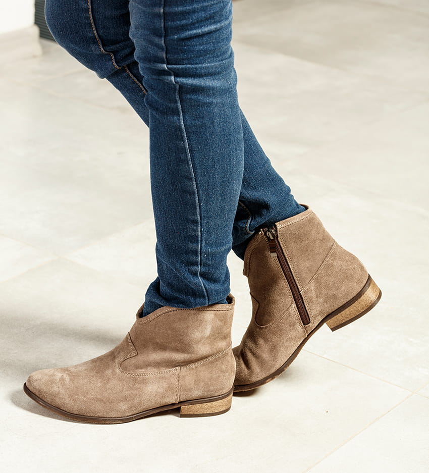 Dámské kotníkové boty Higo 2804 Almond 39, béžová barva