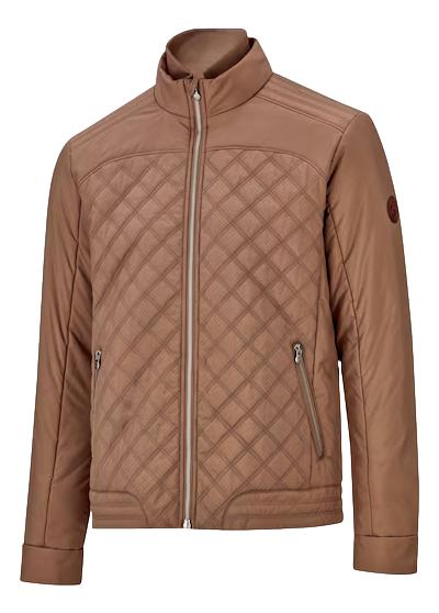 MERCEDES Classic Elegance meska kurtka pikowana Cognac S