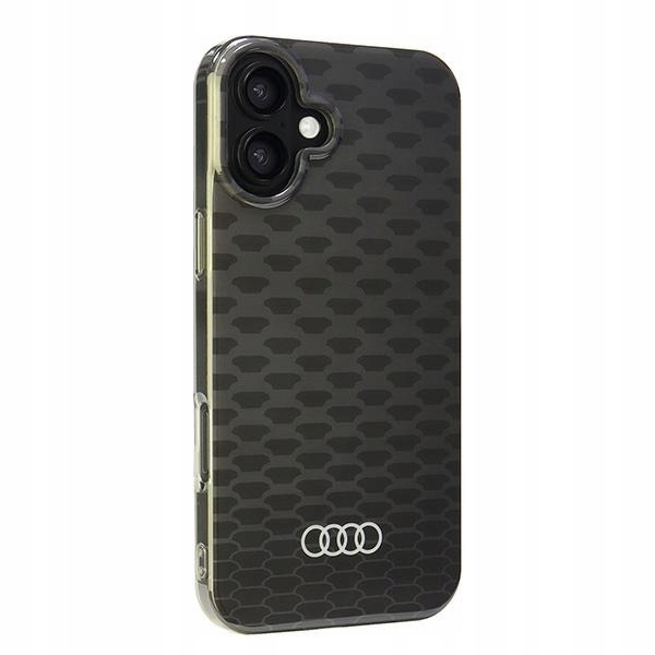 Etui Audi IML Stitching Pattern MagSafe na iPhone 16 Plus 6. 7" czarne