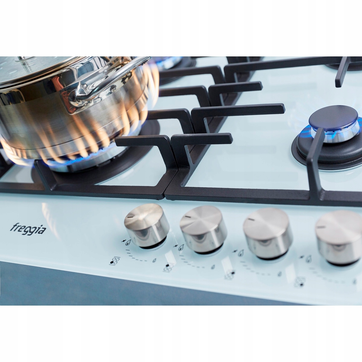 PŁYTA GAZOWA FREGGIA BIAŁE SZKŁO Marka Freggia