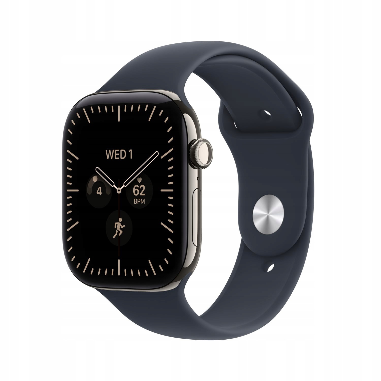 Apple Watch Series 12 GPS+Cell 46 mm Titanový přírodní řemínek Granát S/m