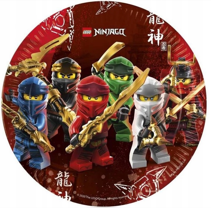 ZESTAW KUBKI TALERZYKI LEGO NINJAGO NINJA GO 16szt EAN (GTIN) 7774748865