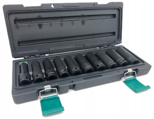 NASADKI UDAROWE Długie 1/2 cala 10szt. Zestaw nasadek udarowych 10-24mm EAN (GTIN) 5900774549024